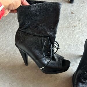 Black Michael Kor booties